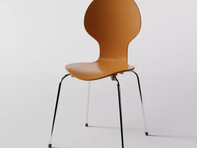 Wooden Chair Free 3D model buy