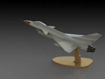 Chengdu J-10 Vigorous Dragon 3D print model