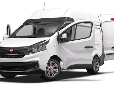 Fiat Talento Van L1H2 HQInterior 2021 3D model