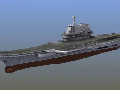 CV17 Shandong Carrier 3D model