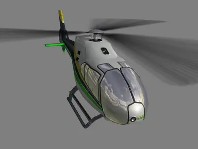 Colibri V3 Helicopter Low-poly 3D model