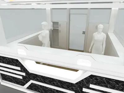 Exhibition Stand - ST0036 3D model