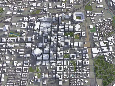 Charlotte Low-poly 3D model