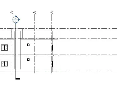 REVIT AND SKETCHUP DOUBLE STOREY HOUSE 3D model