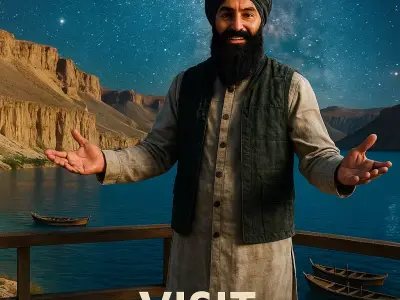 Afghan character Free low-poly 3D model