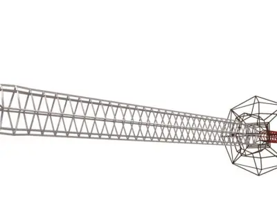 Low Poly Fantasy Sword R-Two For Cute Game Low-poly 3D model