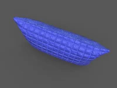 Cushion furniture Low-poly 3D model get
