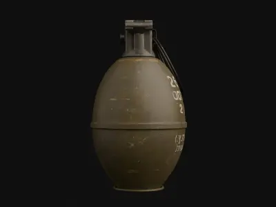 Israel M26 Grenade - Used 3D model