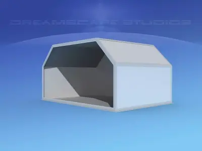 IATA 5 Air Cargo Container Low-poly 3D model