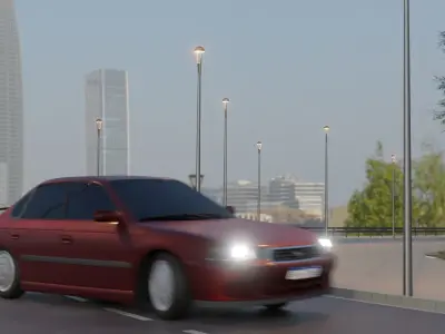 Subaru Legacy - Free Blender model Free 3D model