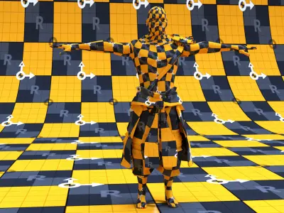 African Male 03 Low-poly 3D model