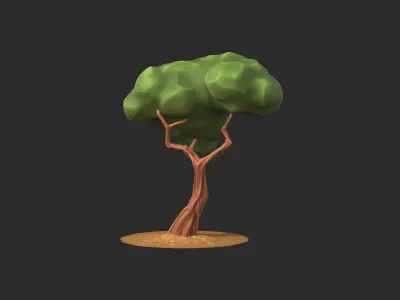 Stylized Tree V2 3D model