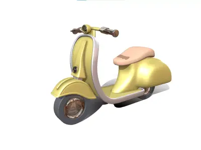 Scooter Kids Toy 3D model