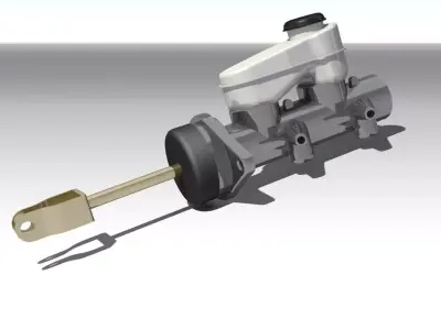 Tandem Master cylinder Free 3D model