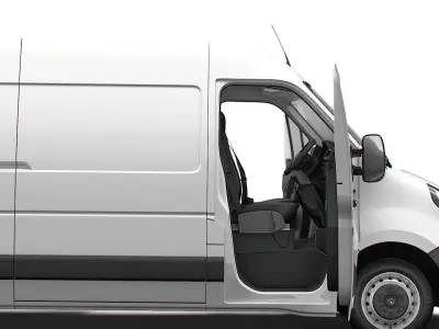 Vauxhall Movano Van L1H2 HQInterior 2021 3D model