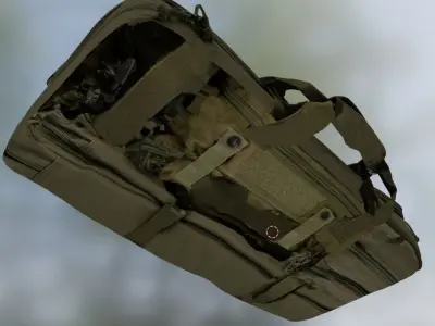 bag luggage Low-poly 3D model