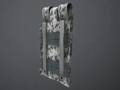 Magazine pouch Low-poly 3D model