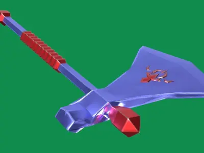 Axe1 3D model axe Low-poly 3D model