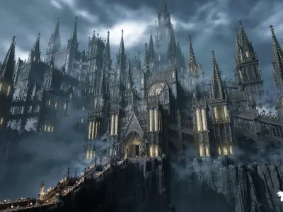 Medieval Second Megabundle 6 Environments Low-poly 3D model