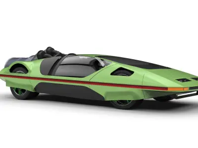 Ferrari Jet concept car 3D model