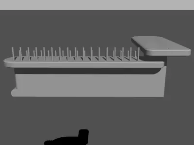 Fly Tying Stand Free 3D model