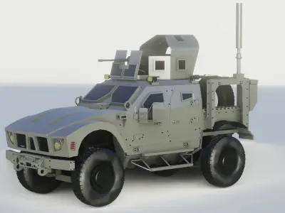 Oshkosh M-ATV Military Jeep 3D Print Model 3D print model