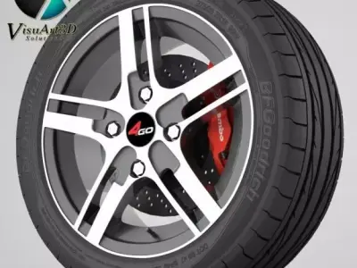 Wheel 4go PDW583 3D model