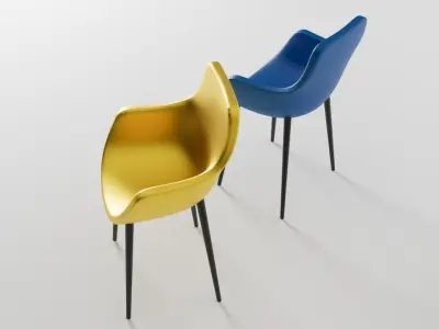 Enri Chair 001 Free low-poly 3D model