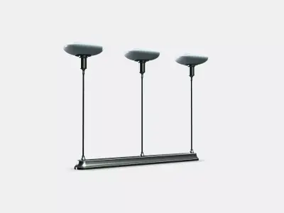 TALLBYN Pendant lamp with 3 lamps 3D model