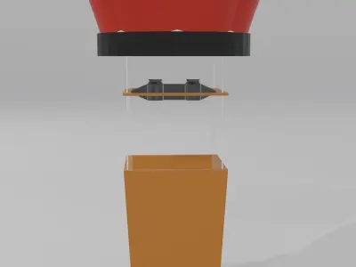 Hot Air Balloon 3D model 3D model