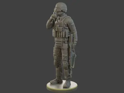 CzechSlovak Police Tactical Unit CPTU1 005 3D print model