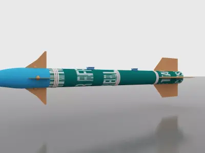 Aim -Sidewinder Missile 3D model