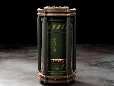 Military Grade Time Bomb  3D model