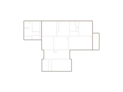 Simple Exterior Sketch by Interior - 2001-2500 SF - Xactimate 3D model