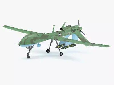 General Atomics MQ-1C Gray Eagle 3D model