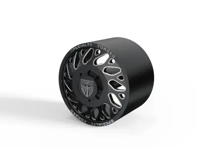 FRONT SPECIALITY FORGED D003 WHEEL 3D MODEL 3D model