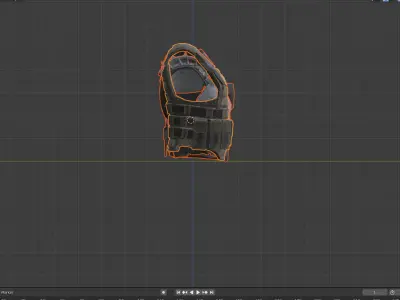 4 Armor Body Pubg 3D model