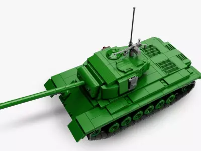 LEGO M26 TANK 3D model