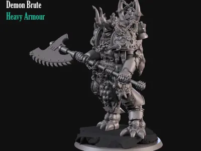 Demon Brute 3D print model