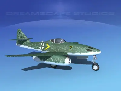 Messerschmitt ME-262A1 Swallow V06 3D model