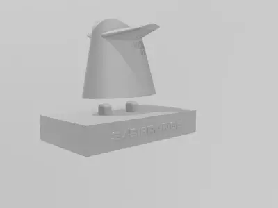 Iconic funnels SS France 3D print model