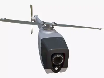 RC Helicopter Recon Drone M1 3D model