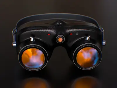 Sci-Fi Goggles Low-poly 3D model