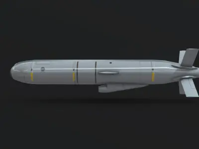 Delilah Cruise Missile Low-poly 3D model