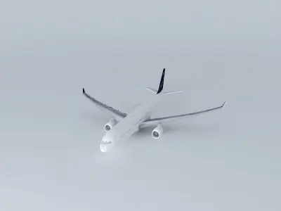 HiFly Airlines Airbus A330 200/300 Free 3D model
