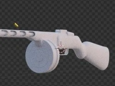 ppsh Free Free low-poly 3D model