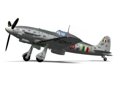 Macchi MC205 Veltro 3D model