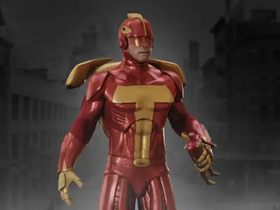 Turboman Low-poly 3D model