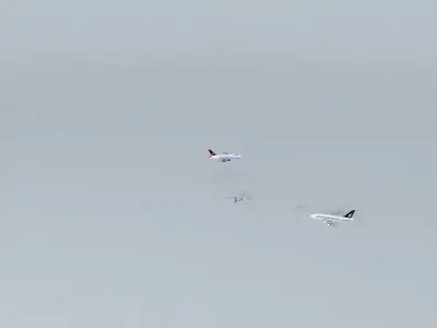 A380 landing at Heathrow Free 3D model