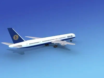 Boeing 757-300 Atlas Air 3D model